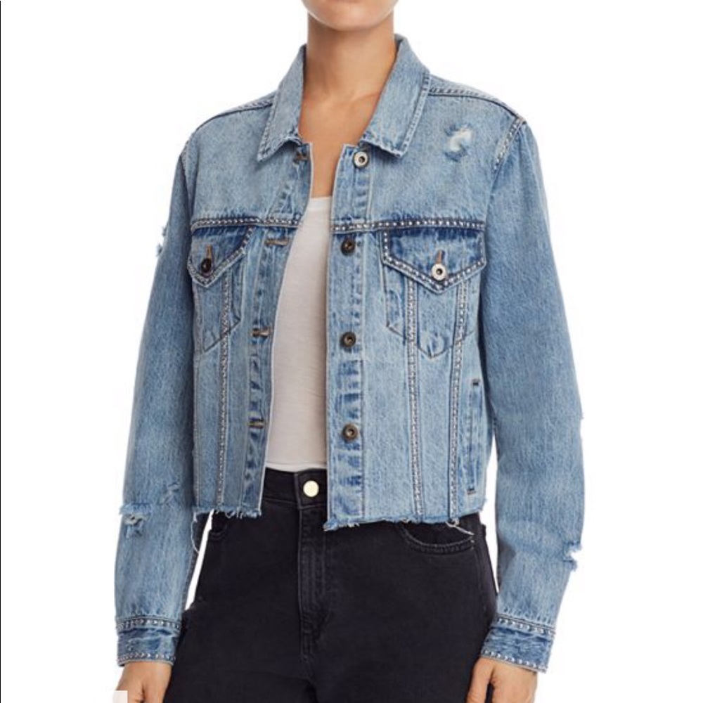 Pistola studded denim jacket